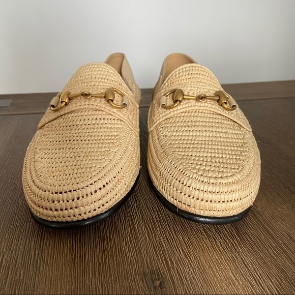 Gucci raffia agadir leather loafers - Picture 3 of 13
